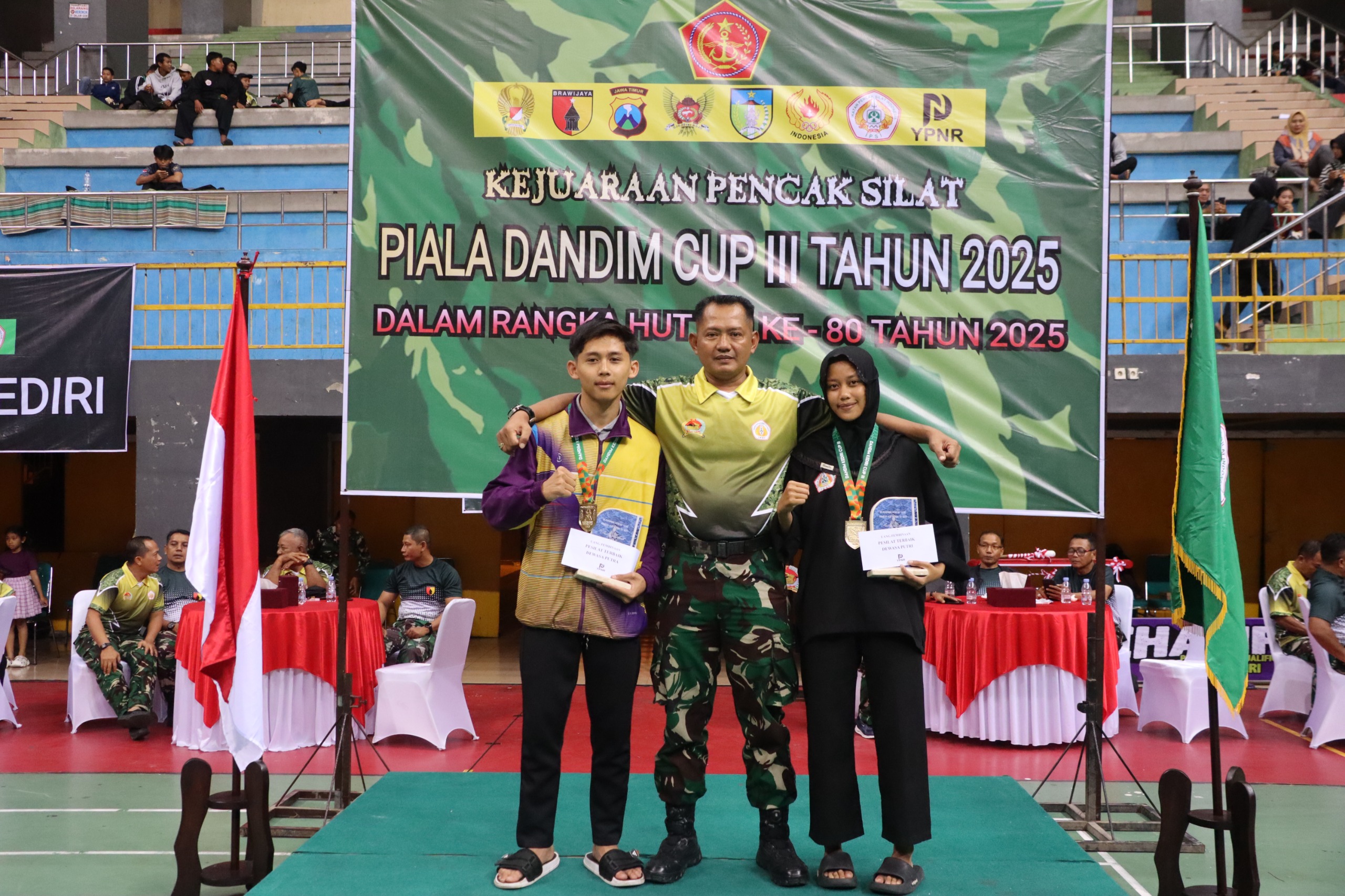 Dandim 0809/Kediri Cup III 2025 Resmi Ditutup, Ratusan Pesilat Tunjukkan Potensi