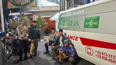 Polsek Pesantren Kawal Pengajian Malam Rabu di Jamsaren