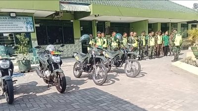 Sambut HUT ke-80 TNI, Koramil Mojoroto Gelar Patroli Sinergi dan Berbagai Lomba
