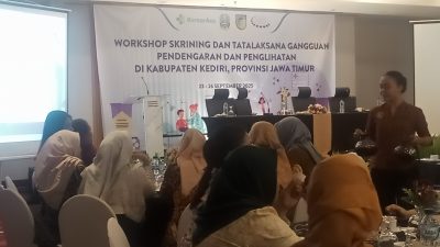 Dinkes Kediri Adakan Workshop Deteksi Dini Gangguan Pendengaran dan Penglihatan