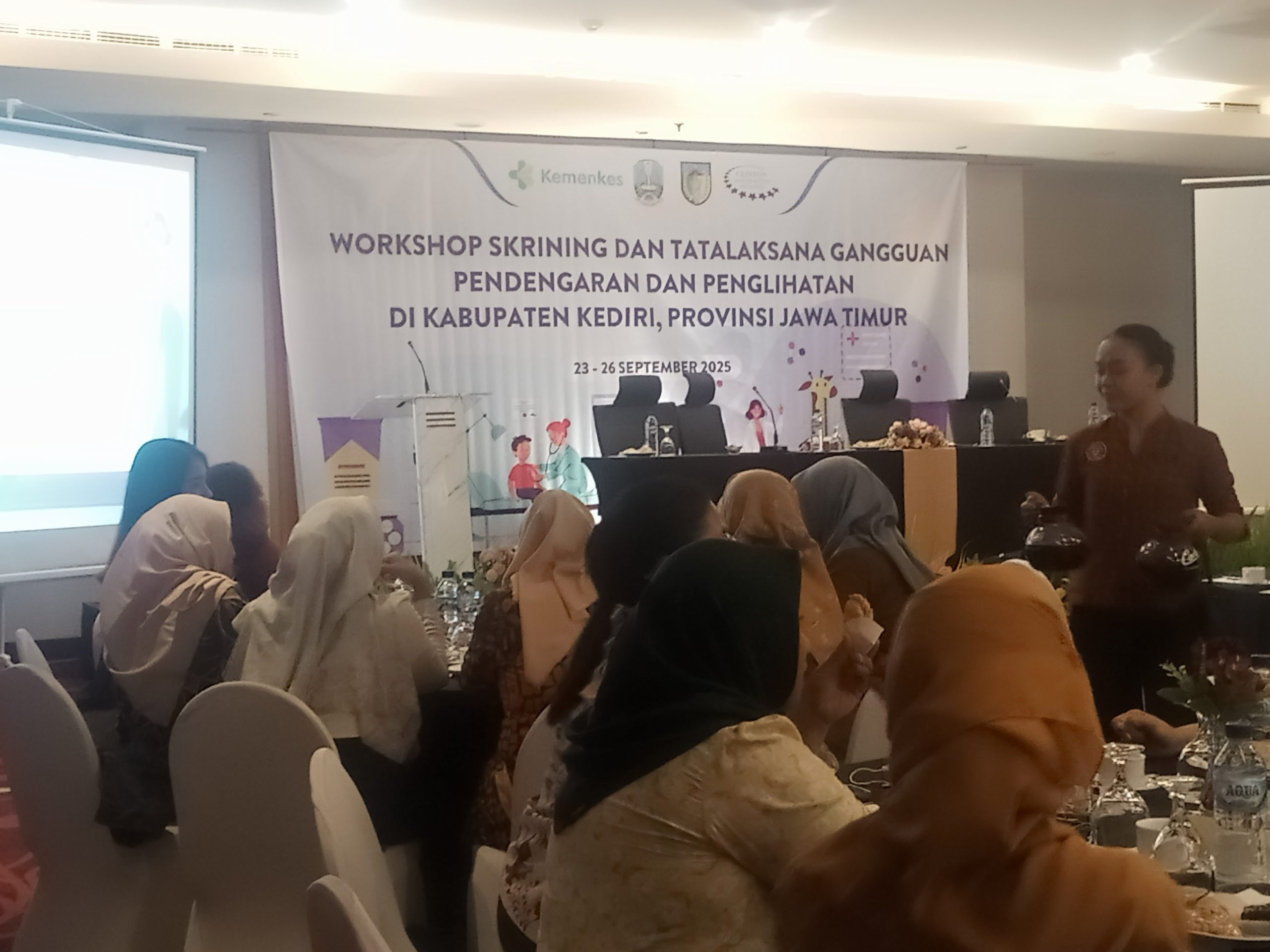 Dinkes Kediri Adakan Workshop Deteksi Dini Gangguan Pendengaran dan Penglihatan