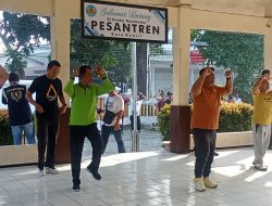 Kecamatan Pesantren, Kota Kediri, Peringati HAORNAS dengan Ragam Senam, Salah Satunya Senam Tabola Bale