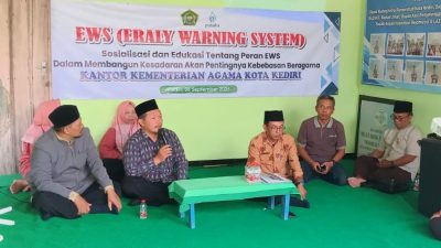 Kemenag Kota Kediri Dorong Optimalisasi EWS untuk Jaga Kerukunan dan Kebebasan Beragama, Ini Infonya
