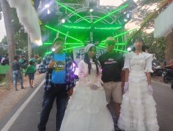 Ribuan Warga Kelurahan Tempurejo, Kota Kediri, Peringati HUT ke-80 RI, Antusias Saksikan Parade Mini Sound Horeg