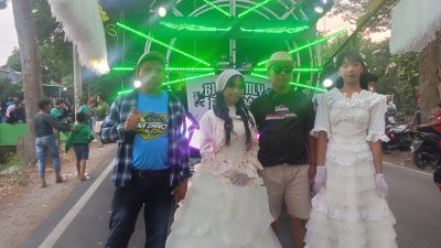 Ribuan Warga Kelurahan Tempurejo, Kota Kediri, Peringati HUT ke-80 RI, Antusias Saksikan Parade Mini Sound Horeg