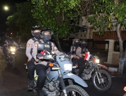 Polres Lamongan Bersama TNI dan Brimob Gelar Patroli Skala Besar Jaga Kondusivitas Wilayah