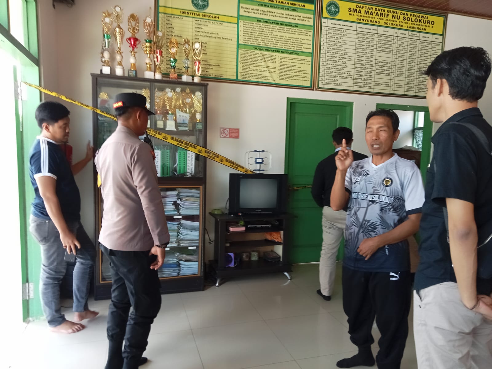 SMA Ma’arif Solokuro Dibobol Maling, 10 Laptop Bantuan Kementerian Raib