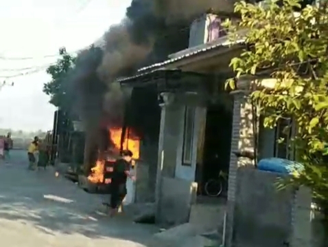 Ruko di Blajo Lamongan Hangus Terbakar, Pemilik Alami Luka Bakar