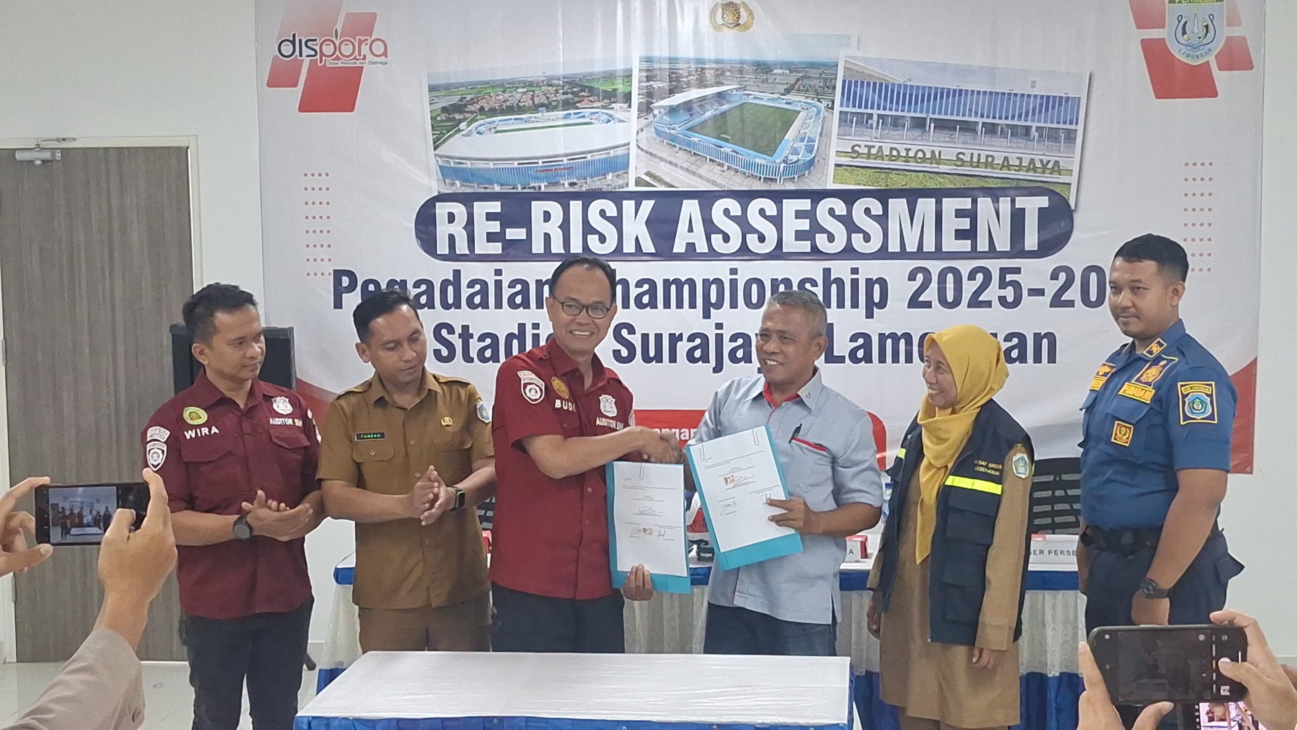 Ditpamobvit Polda Jatim Nilai Stadion Surajaya Lamongan Layak Gelar Championship 2025/2026