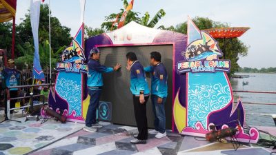 Festival Dayung Tejoasri Lamongan 2025, 64 Tim Adu Ketangkasan di Bengawan Mati