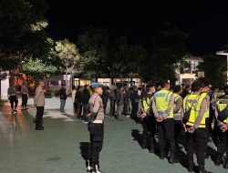 Polres Batu Gelar Patroli Skala Besar, Antisipasi Gangguan Demi Keamanan Kota Wisata