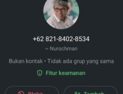 Nomor WhatsApp Palsu Gunakan Foto Wali Kota Batu, Warga Diingatkan Waspada