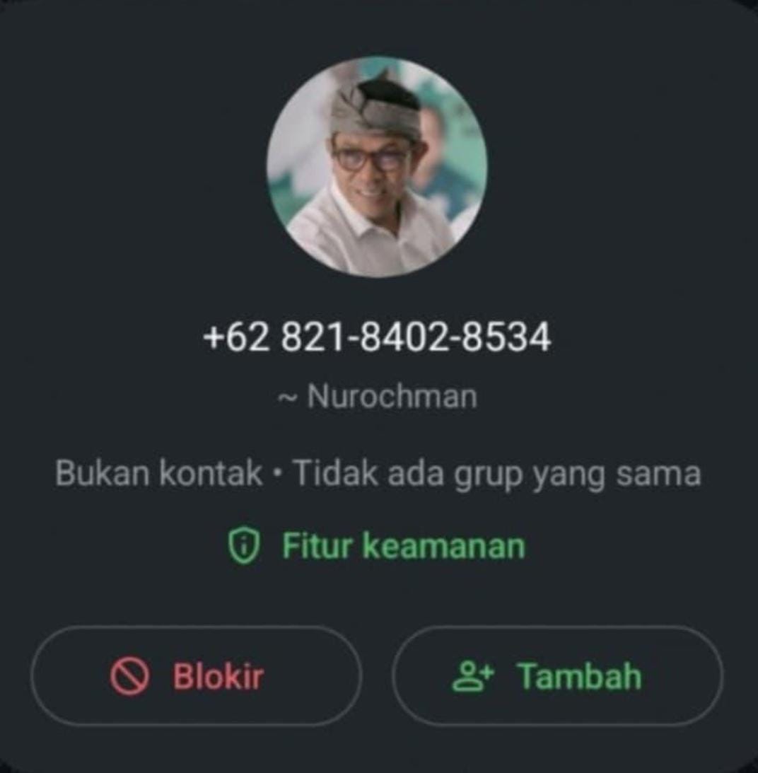 Nomor WhatsApp Palsu Gunakan Foto Wali Kota Batu, Warga Diingatkan Waspada