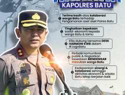 Kapolres Batu Tekankan Sinergi untuk Jaga Keamanan Kota Wisata
