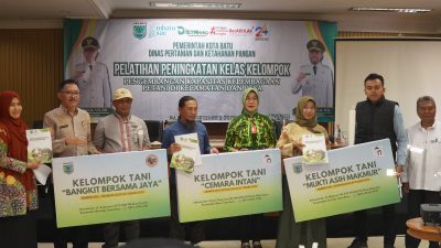 Gunakan Dana Bagi Hasil Cukai, Dinas Pertanian Kota Batu Latih Petani Bersaing di Sektor Pertanian