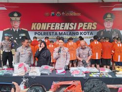 Polresta Malang Kota Tetapkan 17 Tersangka Demo Anarkis