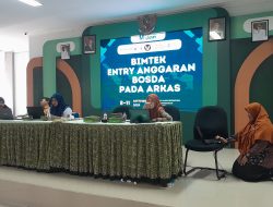 Dinas Pendidikan Kota Kediri Adakan Bimtek BOSDA Melalui Aplikasi ARKAS