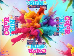 Peringati Hari Jadi ke-1146 dan Haornas ke-42, Pemkot Kediri Gelar MAPAN Color Run