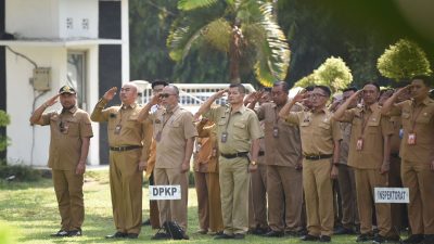 Wali Kota Kediri Vinanda Prameswati atau yang biasa disapa Mbak Wali menyampaikan arahan.(burhan