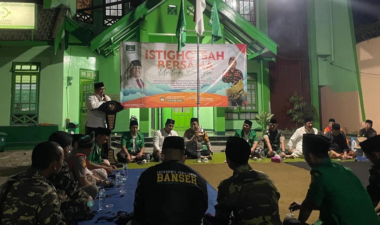 Istighosah GP Ansor Jombang, Doa Bersama Hadapi Gejolak Nasional