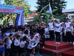 Ribuan Peserta Ramaikan Kota Kediri MAPAN Color Run 2025