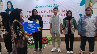 Lomba Vlog Remaja Putri Jadi Media Kreatif Edukasi Pencegahan Stunting di Kota Kediri