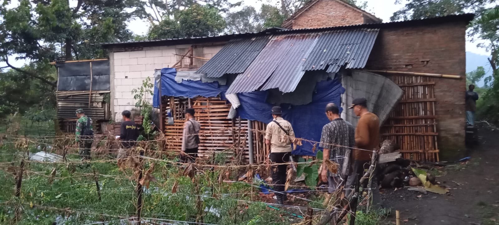48 Rumah di Besowo Timur Rusak Diterjang Puting Beliung