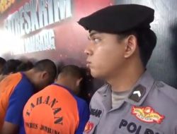 Satreskrim Polres Jombang Bekuk Enam Pelaku Curanmor, Satu Penadah Turut Diamankan