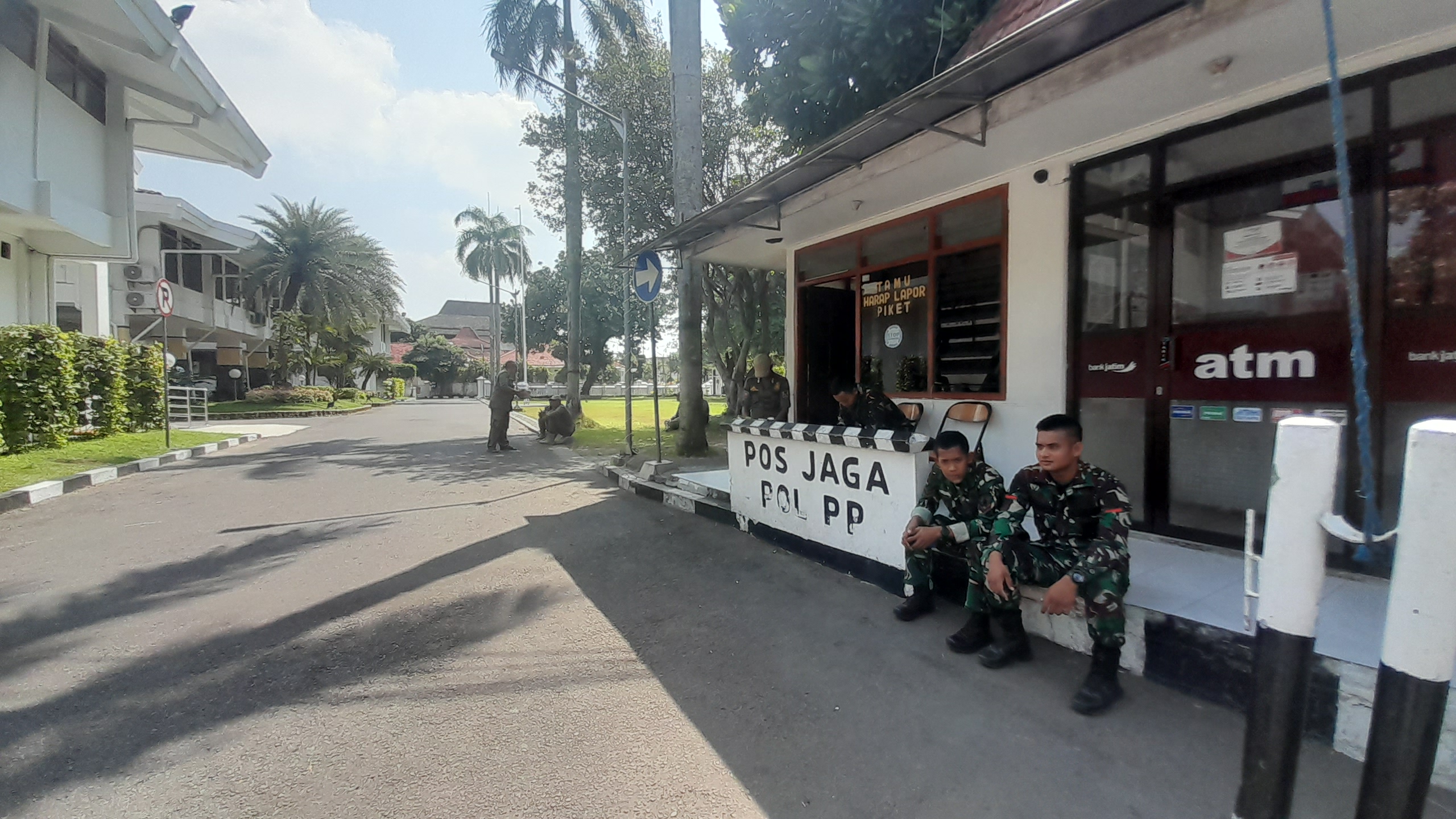 Pengamanan Balaikota Kediri dan Aset Pemerintah Diperketat