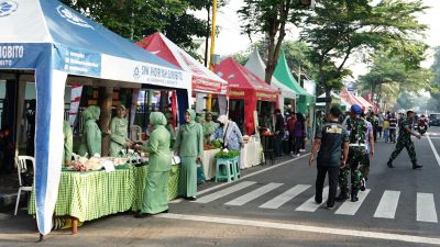 Sambut HUT ke-80 TNI, Kodim Jombang Gelar Pasar Murah hingga Layanan Kesehatan Gratis