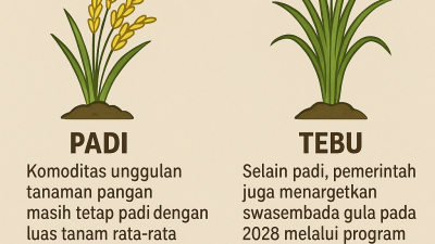 Padi dan Tebu Jadi Andalan Jombang Wujudkan Swasembada Pangan, Ini Penjelasan Kadis Pertanian
