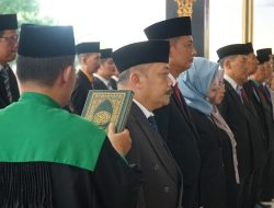 Sebanyak 25 Pejabat Baru Dilantik, Bupati Jombang, Warsubi, Dorong Profesionalisme dan Pelayanan Prima