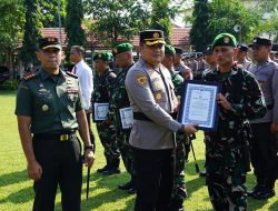 Kodim 0814 dan Masyarakat Jombang Terima Penghargaan Atas Peran Jaga Kamtibmas