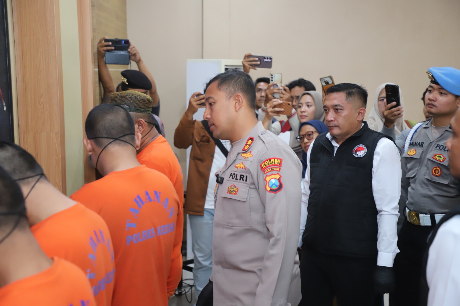 Operasi Tumpas Narkoba Semeru 2025, 16 Tersangka Dibekuk Polres Kediri