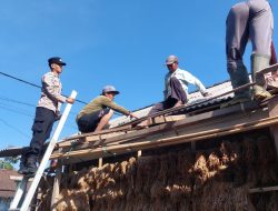 Warga Besowo Timur Bangkit dengan Gotong Royong Usai Diterjang Angin Kencang