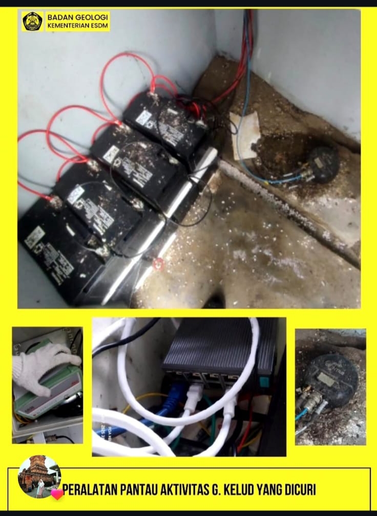 Alat Deteksi Gunung Kelud Senilai Rp 1,5 Miliar Raib Digondol Pencuri, Pemantauan Aktivitas Gunung Sementara dengan Cara Manual