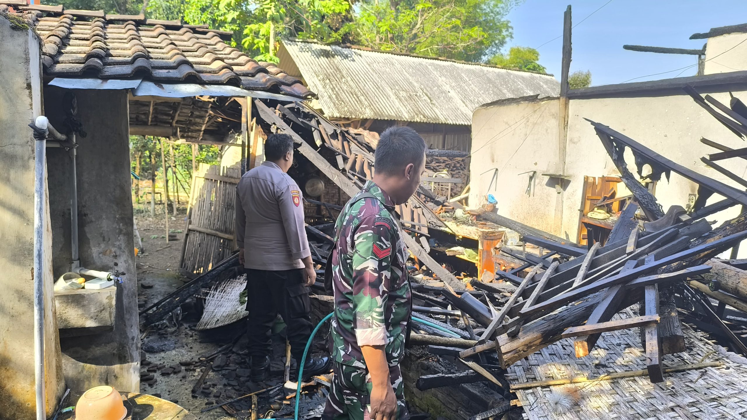 Rumah Warga di Kepung Ludes Terbakar, Kerugian Capai Rp100 Juta