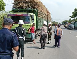 Razia Gabungan di Kabupaten Kediri, Tiga Truk Overload Kena Tilang