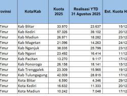 Kuota Gas 3 Kilogram di Kabupaten Kediri Tahun 2025 Dipastikan Aman Hingga Akhir Tahun