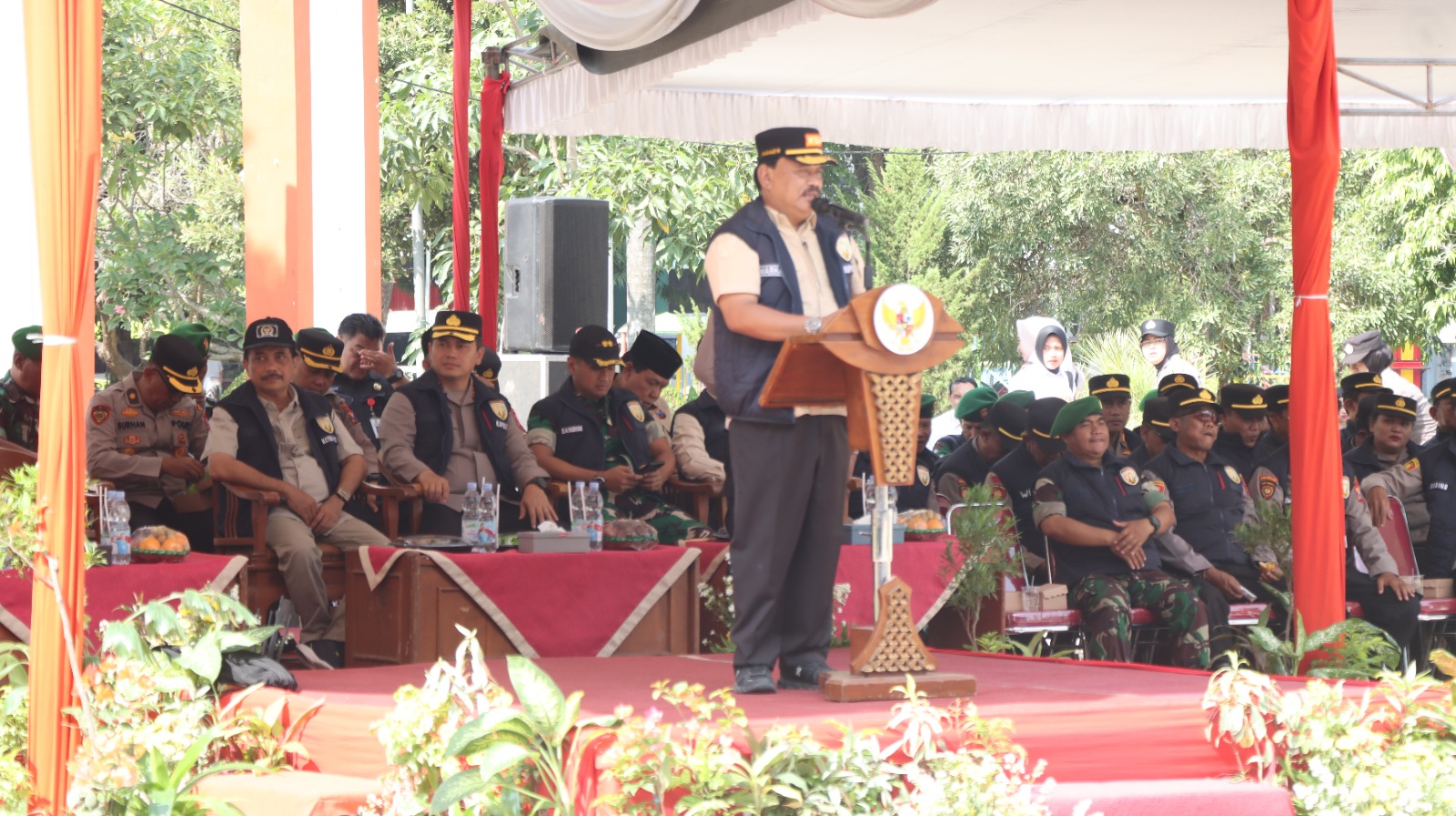 Bupati Nganjuk Resmikan Ratusan Pendekar Palmera untuk Perkuat Keamanan Daerah