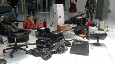 Ribuan Barang Milik Pemkab Kediri Dikembalikan ke Kantor Satpol PP