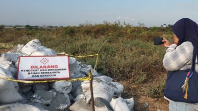 Limbah B3 di Nganjuk Meluas, Ribuan Karung Ditemukan di Delapan Lokasi