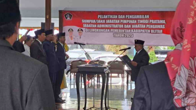 Delapan Jabatan Kepala OPD Kosong, Pemkab Blitar Siapkan Seleksi Terbuka