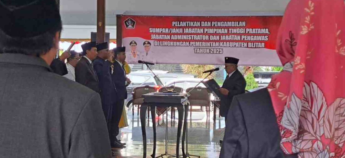 Delapan Jabatan Kepala OPD Kosong, Pemkab Blitar Siapkan Seleksi Terbuka