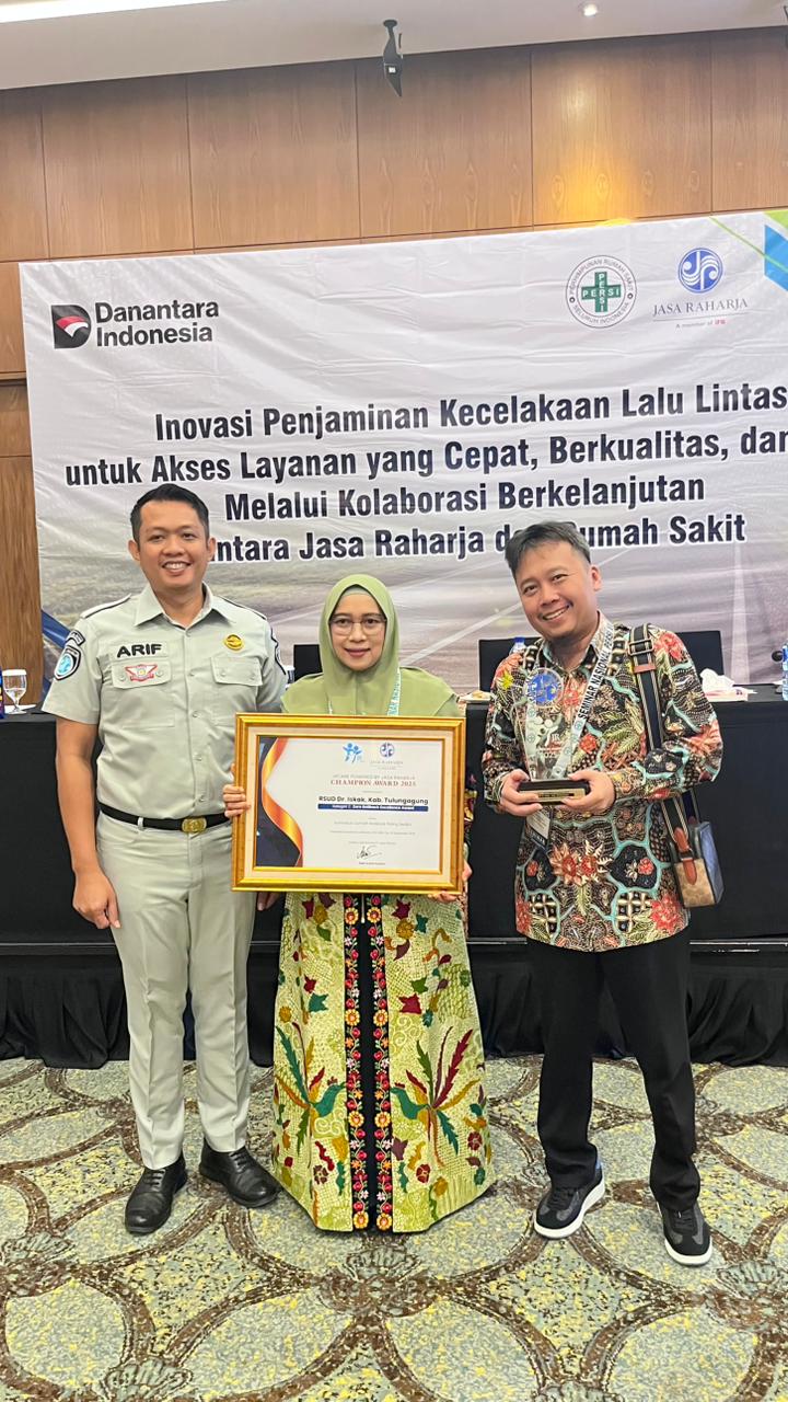 RSUD Dr. Iskak Tulungagung Sabet JR Care Award 2025