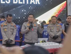 Operasi Tumpas Narkoba 2025, Polres Blitar Ringkus 13 Tersangka dengan Barang Bukti Rp 177 Juta