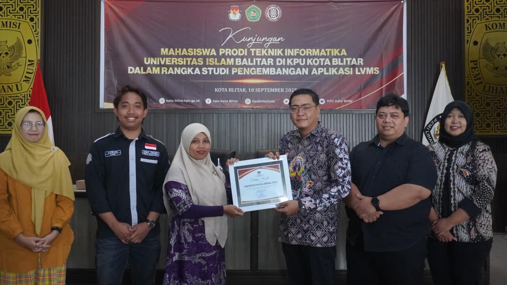 KPU Kota Blitar dan Unisba Sinergi Kembangkan Aplikasi LVMS untuk Digitalisasi Pemilu