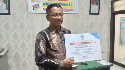 Kelurahan Ngronggo Raih Predikat Bersinar, BNN Kota Kediri Dorong Kelurahan Lain Menyusul