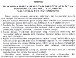 Buntut Kerusuhan di Kota Kediri, Dinas Pendidikan Liburkan Siswa, Tapi Tetap Belajar di Rumah