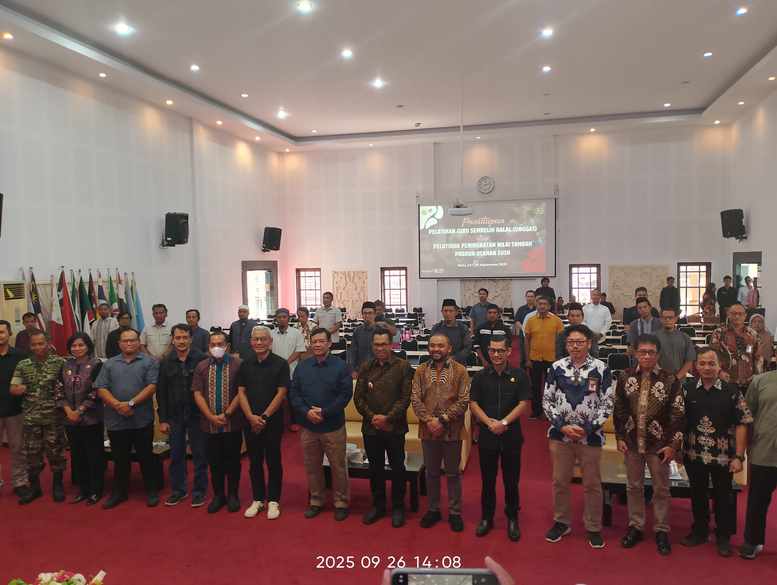 Eks Napiter Ikuti Pelatihan Pengolahan Susu dan Juru Sembelih Halal di BBPP Batu